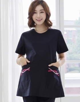 护士孕妇服洗手衣套装ICU手术衣孕妇裤短袖冬装长袖圆领深紫藏蓝