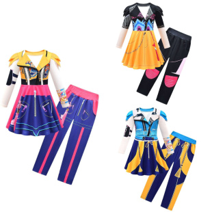 K-POP猎魔女团角色扮演服装米拉鲁米佐依连衣裙长裤包包女童服装