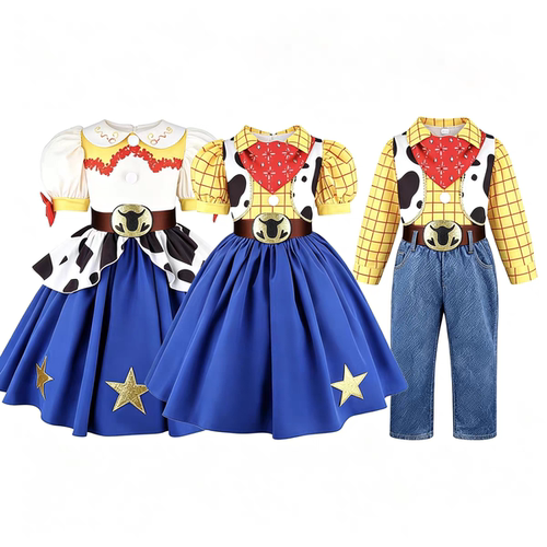 玩具总动员Toy Story周边Cos衣服翠丝牧羊女胡迪连衣裙儿童演出服