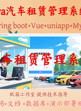 uniapp汽车租赁管理系统源码springboot小程序uniapp项目源码文档