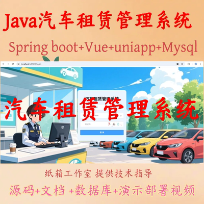 uniapp汽车租赁管理系统项目源码