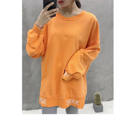 sunflower新款圈棉春装圆领套头