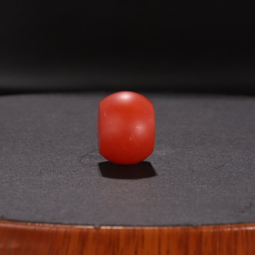 天然保山南红玛瑙配珠南红大孔苹果珠老型隔珠14mm