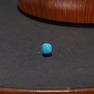 天然原矿绿松石百香籽配饰蓝松配饰高瓷干净无铁线LS01