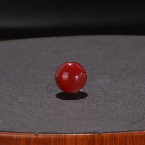 原矿南红玛瑙圆珠瓦西料牛血红配珠DIY配饰9.2mm型号903