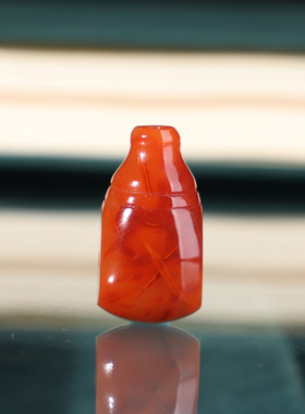 正品川料南红火焰红一体三通高品质CS2号尺寸对孔13.6*13*26mm