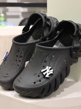 Crocs洞洞鞋卡洛驰男鞋沙滩夏季户外涉水包头波波凉拖女鞋207937