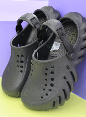 Crocs童鞋洞洞鞋卡骆驰波波男女童包头防滑透气沙滩凉拖鞋208190