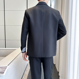 轻熟风2025秋装新款个性潮牌小西装外套男痞帅西服单西9917-P100，男装西服，电商D211
