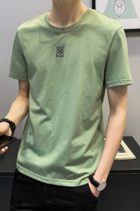100%棉 2021夏装新款短袖T恤男夏季休闲圆领半袖体恤TX010-P27图片