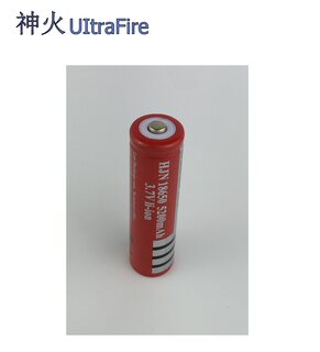 18650锂电池3.7V电筒4.2大容量充电平头动力带保护板强光手电电池