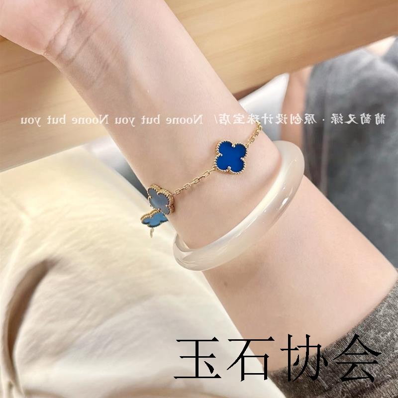 纯天然玛瑙手镯女白月光荔枝冻翡翠高冰马料香槟金石英岩玉髓镯子