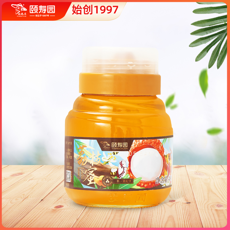 颐寿园 荔枝蜂蜜480g/瓶 厂家直发