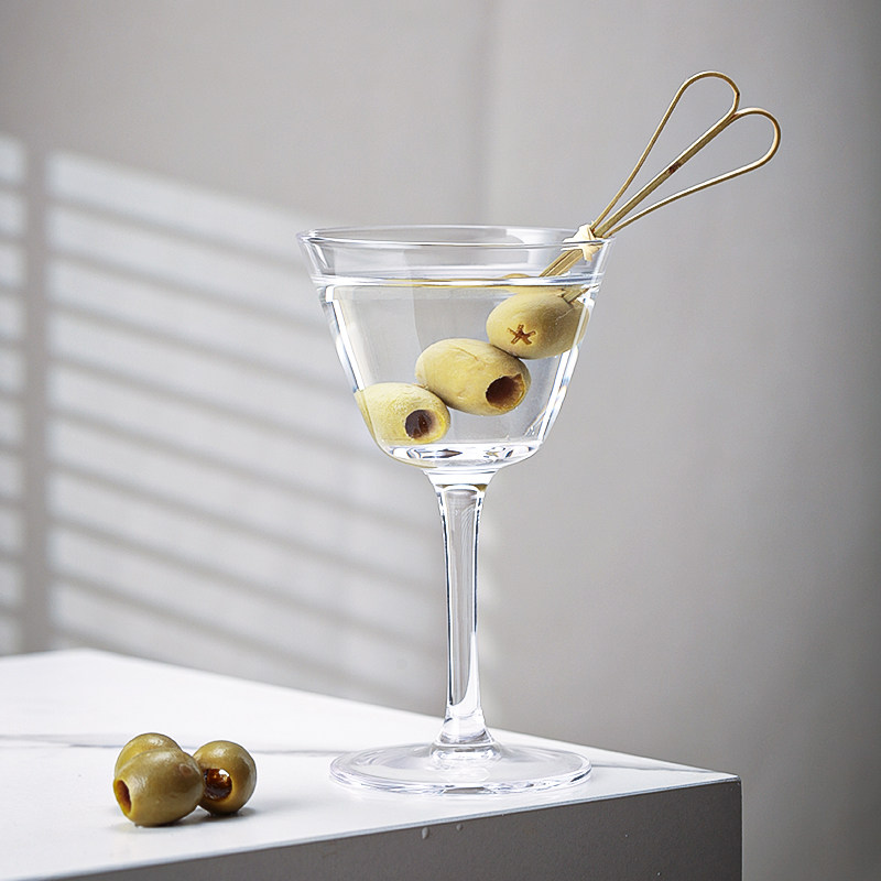 酒吧灵魂日式无铅水晶120ml干马天尼杯短饮小号杯个性简约酒杯