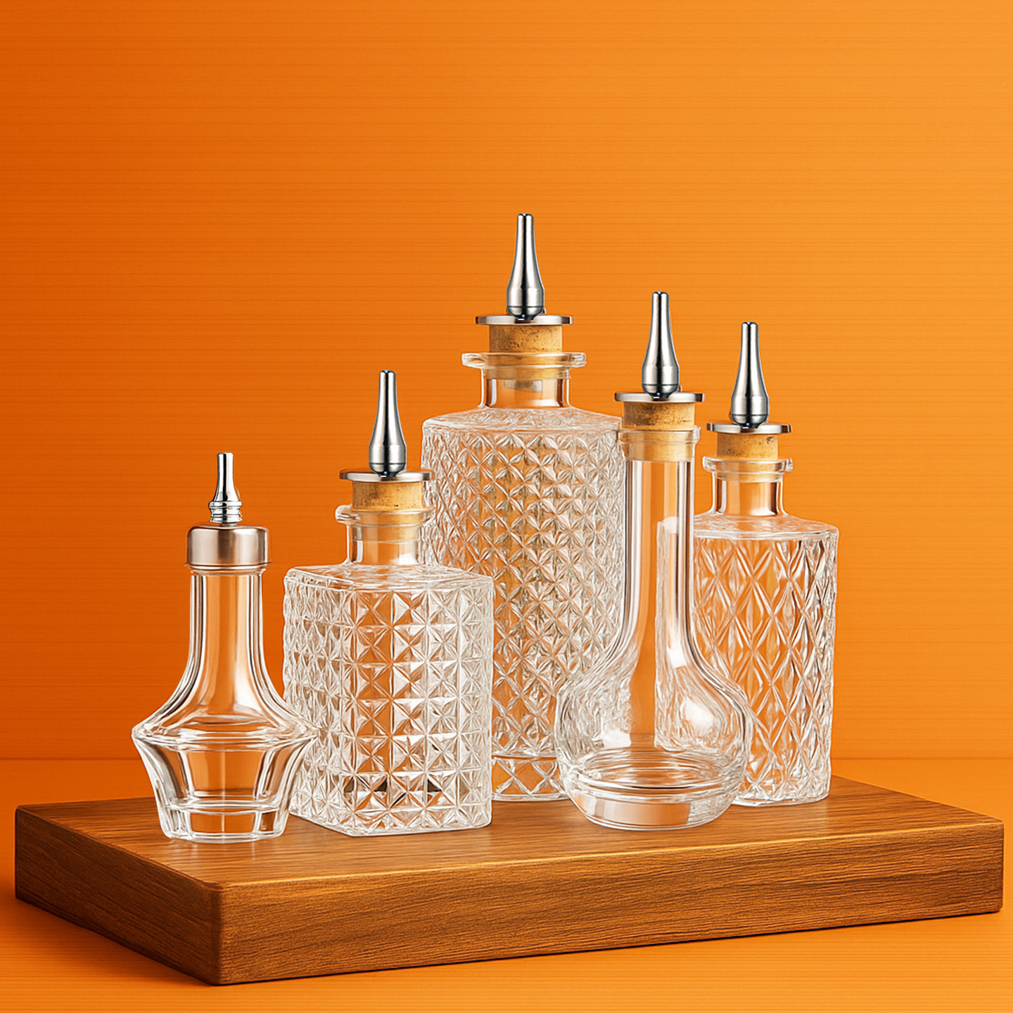 酒吧灵魂日式苦艾玻璃瓶调酒