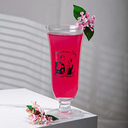 酒吧灵魂380ml新加坡司令专用鸡尾酒杯果汁杯奶昔杯冰咖啡杯水杯