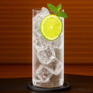 酒吧灵魂无铅水晶380ml薄款 长饮直身鸡尾酒杯柯林海波杯金汤力杯