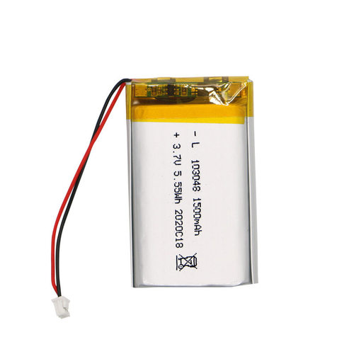 103048（1500mAh）803048 603048 化妆镜 美容仪聚合物锂电池