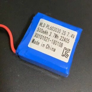 603030-500mAh7.4V聚合物锂电池智能穿戴 手持扫码机锂电池803030