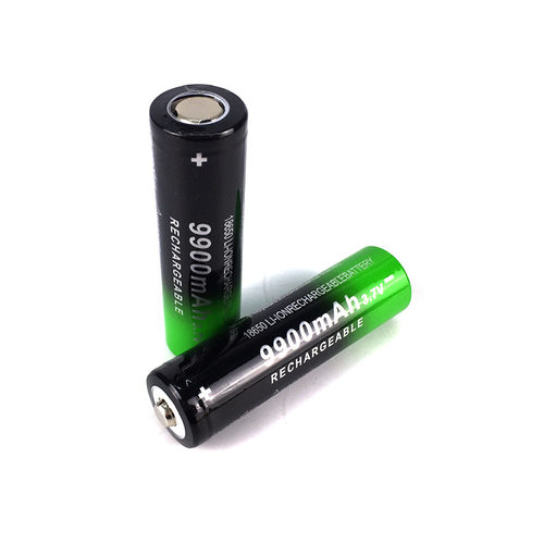 GIF 18650锂电池9900mah 3.7V 防爆手电筒LED电池  外贸爆款