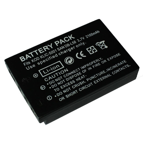 适用柯达 三洋P880 P850 Z7590 Z760 Z730 KLIC-5001 DB-L50电池