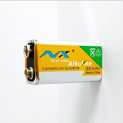 9V碱性诺星6LR61方块方形电池 玩具话筒大容量碱性电池