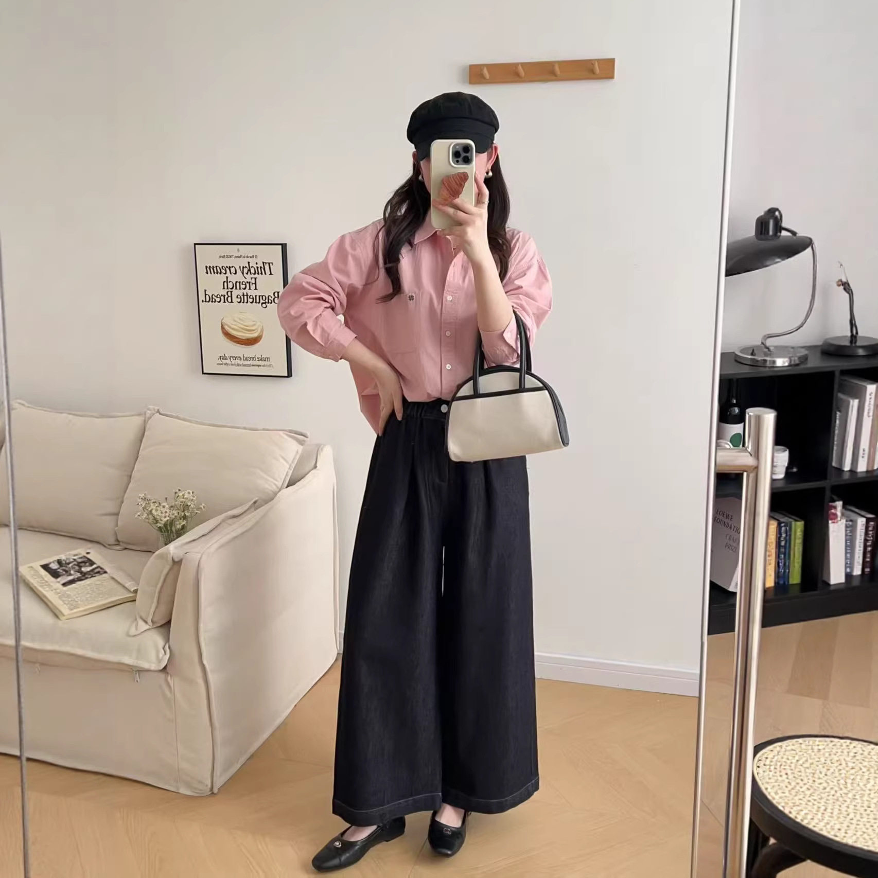 2026年春款牛仔裤女直筒宽松休闲韩版学院风裤子慵懒风长裤新款