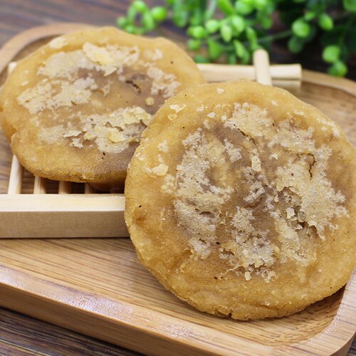 襄安米饼安徽晶凤无为特产油炸小饼早点炸饼10个20个真空 - 封面