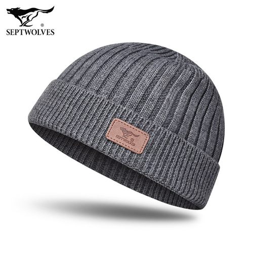 七匹狼七匹男士保暖针织帽