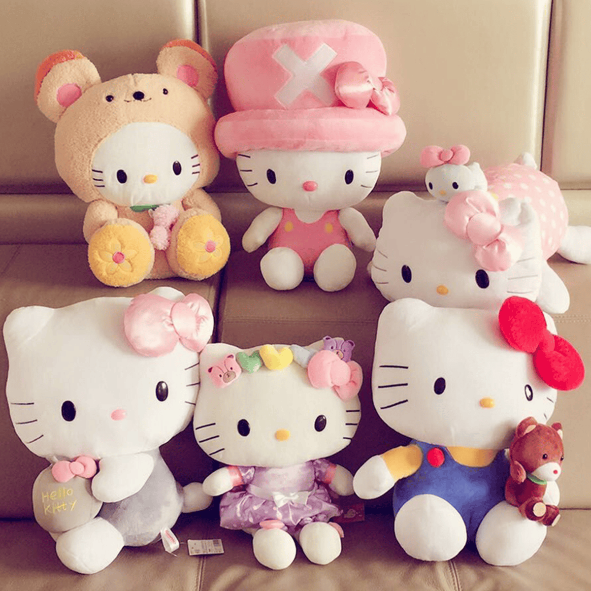 尾单动漫变身乔巴凯缇猫毛绒玩具公仔娃娃生日礼物猫咪玩偶送女友