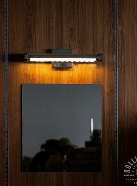 轴年Rolling time 复古水晶壁灯 镜前过道墙壁不锈钢装饰氛围灯