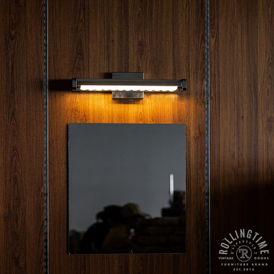 軸年创意镜前水晶壁灯