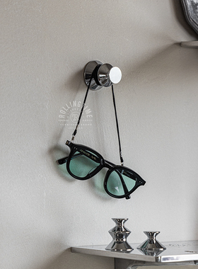 轴年Rolling time 黄铜衣帽钩ins复古墙壁门后衣服钩北欧浴室挂钩