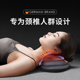 颈椎按摩器仪肩颈腰背部脖子多功能全身电动按摩枕头家用神器揉捏