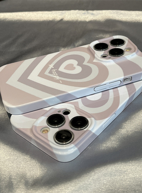 iPhone16promaxins渐变爱心适用苹果14手机壳iphone13promax女款12全包防摔菲林软壳11华为小米oppo荣耀vivo