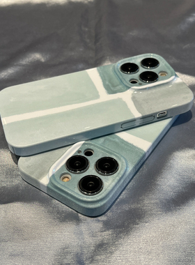 iPhone16promax精孔蓝色菲林拼色适用苹果14手机壳新款iphone13promax防摔硬壳12软壳11华为荣耀vivo小米oppo