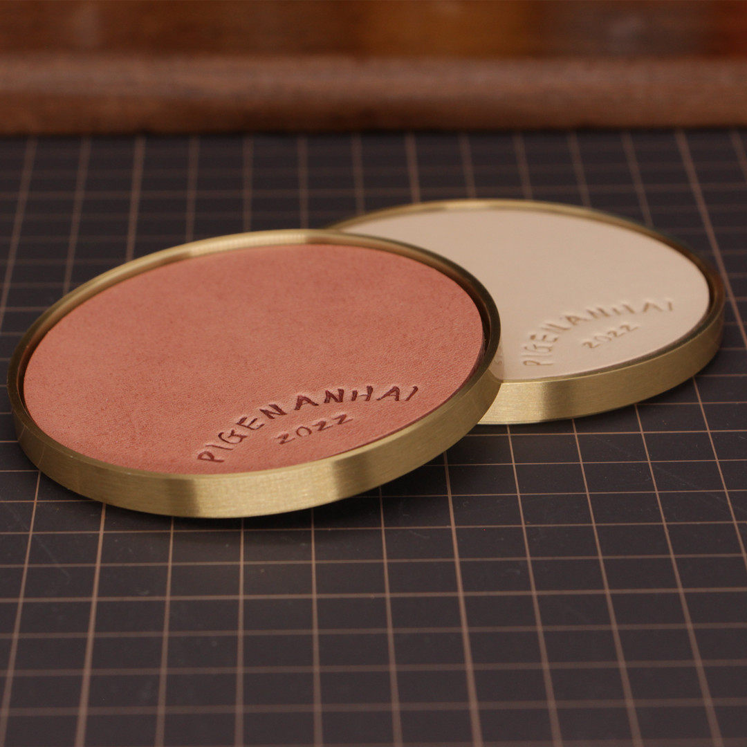 黄铜杯垫手工制作真皮轻奢杯托定制底座防滑茶托咖啡厅酒吧家用,节庆用品/礼品,文化创意杯垫/餐垫,淘宝优惠券,粉丝福利购,淘宝优惠卷