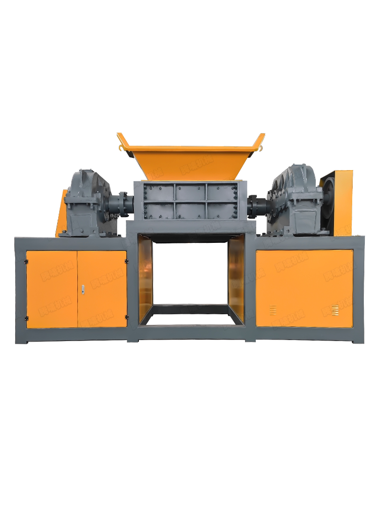 木材撕碎机大型轮胎金属双轴破碎机废布塑料粉碎机家电秸秆撕碎机