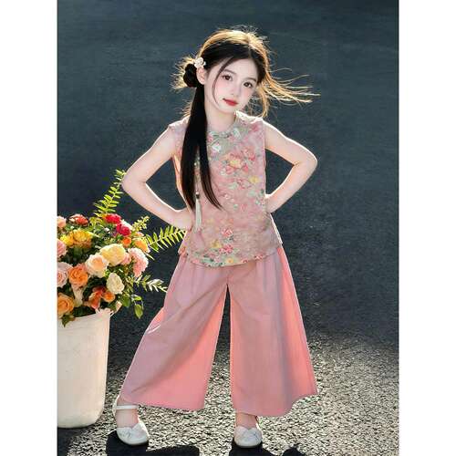 汉服女童夏装套装2026新款儿童国风新中式衣服大童日常可穿古装