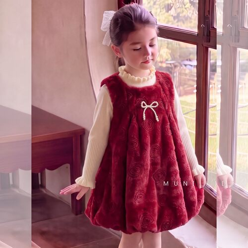 女童连衣裙秋冬新款儿童公主裙宝
