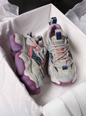 Heartthrob 增高老爹鞋女小众春季新款百搭鞋子女休闲厚底运动鞋