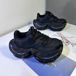 珠光老爹鞋ins超火厚底松糕轮胎底小白鞋休闲鞋运动鞋小个子女鞋