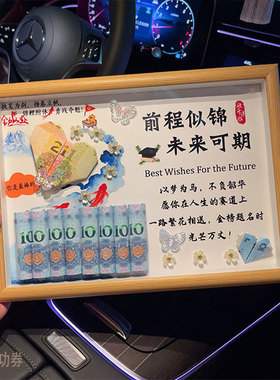 中高考冲刺金榜题名有钱花相框