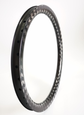 极限2023年全新碳纤维BMX Racing 轮圈  406 20x1.75 轮胎