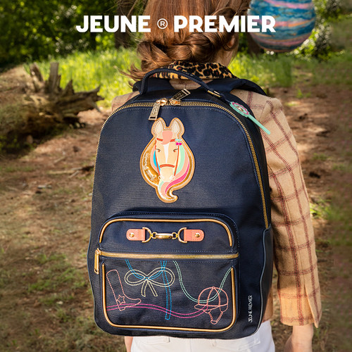 比利时jeune premier进口中小学生书包大容量初中防水大童双肩包