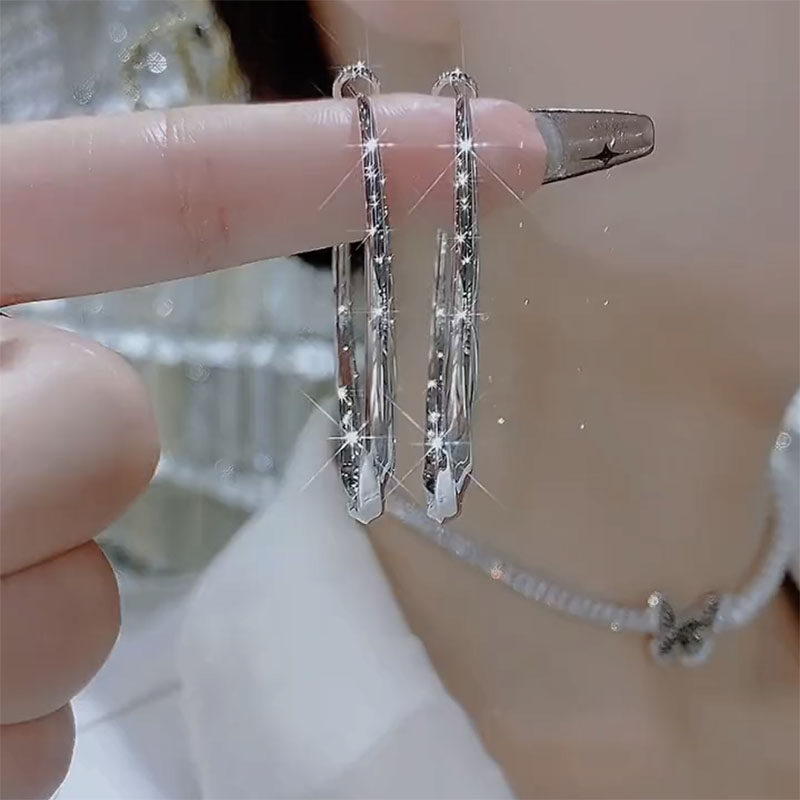 气质个性夸张大圈圈耳环2025年新款潮轻奢时尚百搭网红圆圈耳饰女,饰品/流行首饰/时尚饰品新,耳环,淘宝优惠券,粉丝福利购,淘宝优惠卷