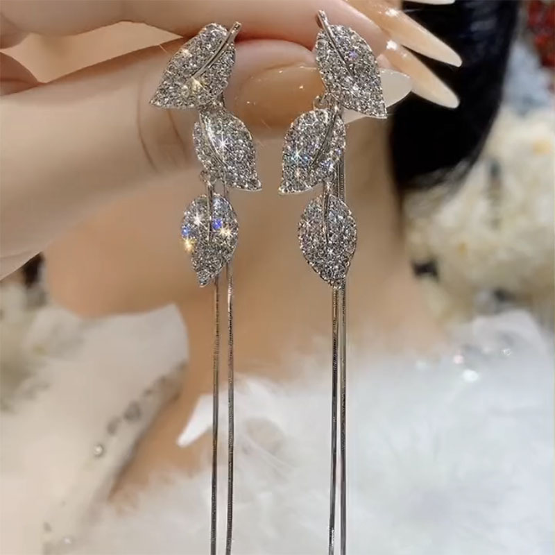 轻奢长款流苏耳环小众设计耳环
