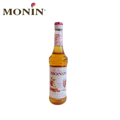 莫林MONIN肉桂苹果风味糖浆700ml玻璃瓶装咖啡鸡尾酒果汁饮料