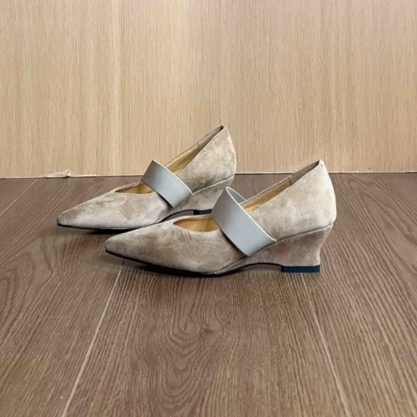 羊皮版~温柔性法式尖头V口一字带玛丽珍女裙子百搭单鞋女,女鞋,玛丽珍鞋,淘宝优惠券,粉丝福利购,淘宝优惠卷