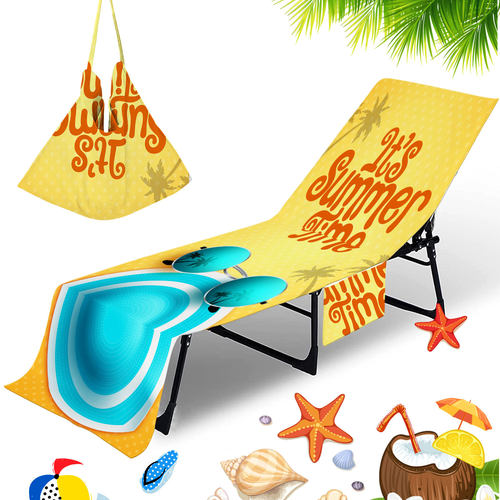 时尚海边躺椅罩毛巾包